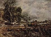 John Constable John Constable R.A., The Leaping Horse oil painting artist